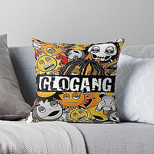 Best Selling-Glo Gang Throw Pillow RB1509