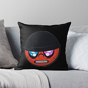 Red Glo Man (Glo Gang) Throw Pillow RB1509